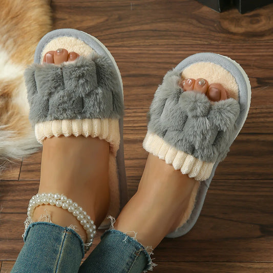 Lunara Winter™ Cotton Plush Fashion Slippers