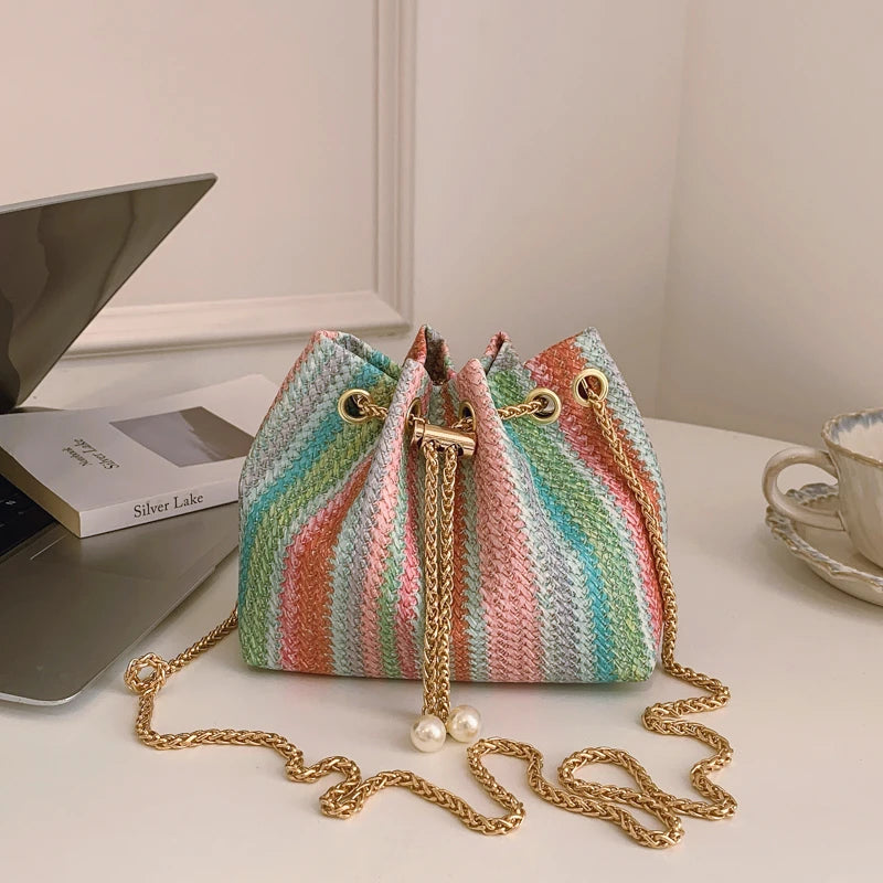 ÉlanBag™ Elegant Shoulder Chain Bag Pearl