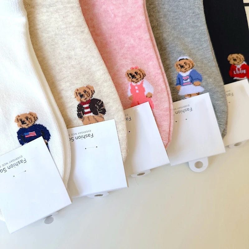 Lunara Winter™ Elegant Bear Women’s Socks