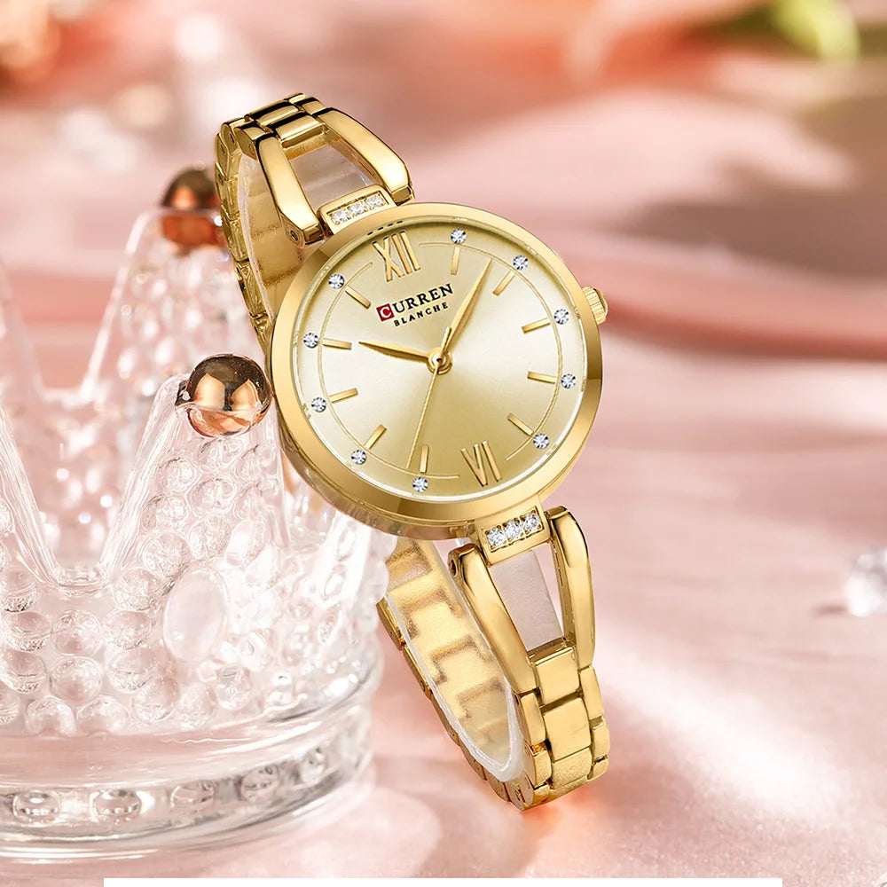 Velya Watches™ Relógio clássico feminino de quartzo