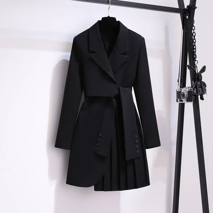 Amoura Dresses™ Long Sleeve Suit Dress