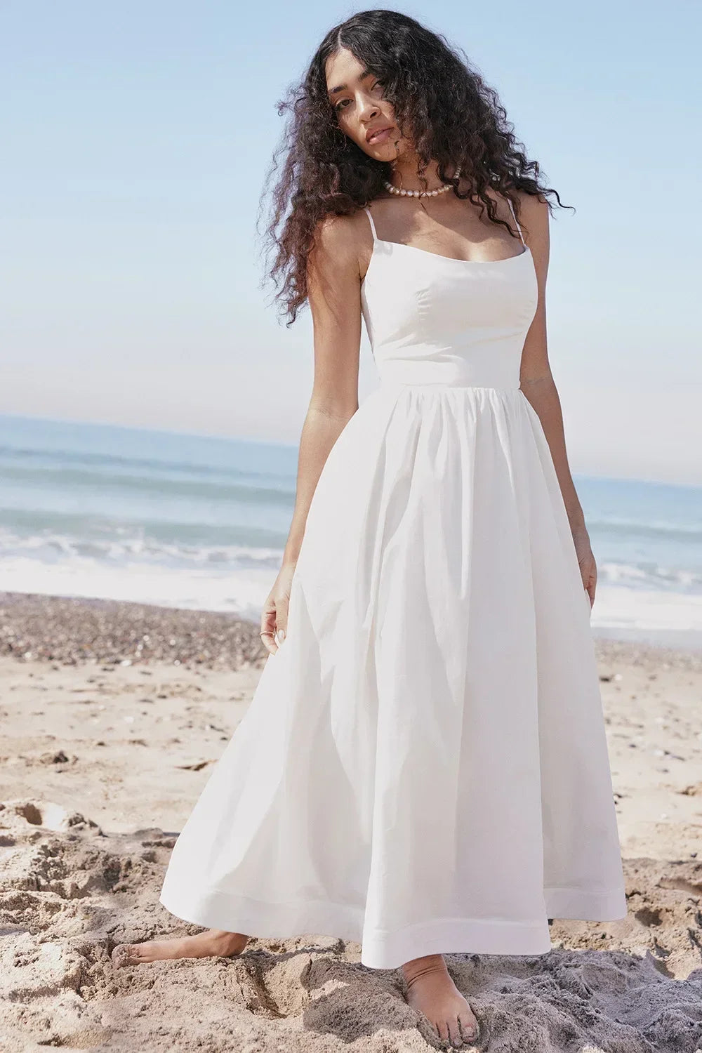 Amoura Dresses™ Delicate Midi Strap Dress