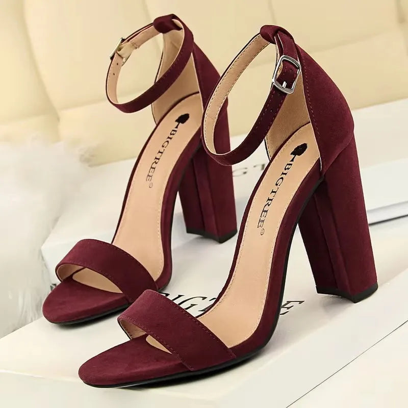 Solenne Shoes™ Sandali da donna con tacco spesso