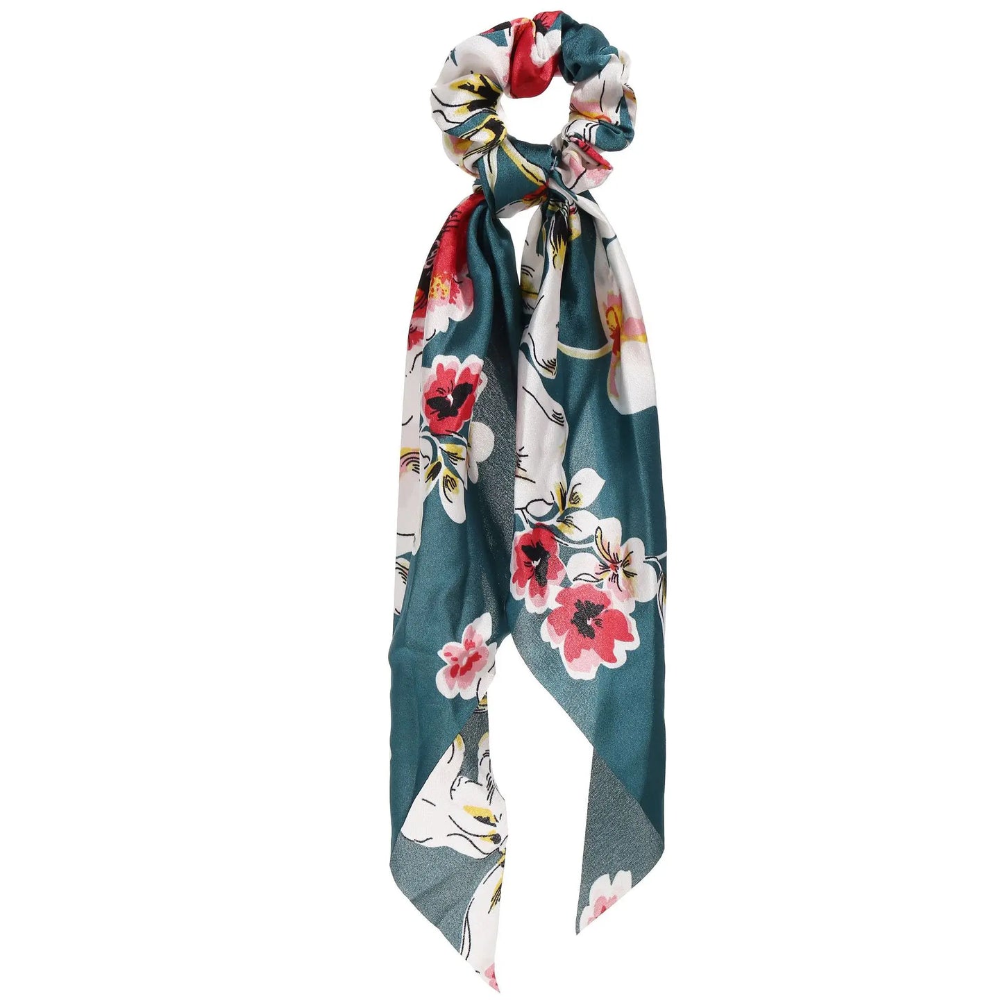 SatinÉclat™ Bow Satin Long Scrunchies
