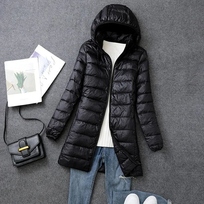 Doudoune longue à capuche Lunara Winter™