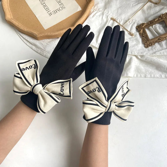Lunara Winter™ Knitted Bow Cold Proof Gloves