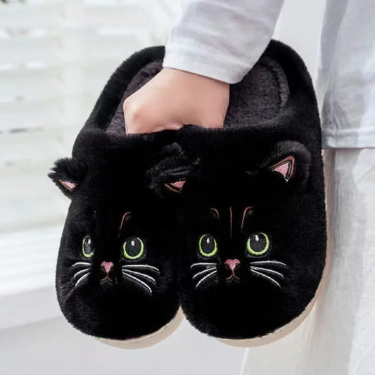 Lunara Winter™ Cat Plush Slippers
