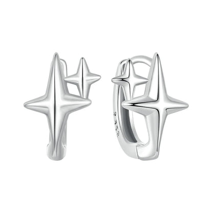Elara Jewelry™ Starlume Spark Hoop Earrings
