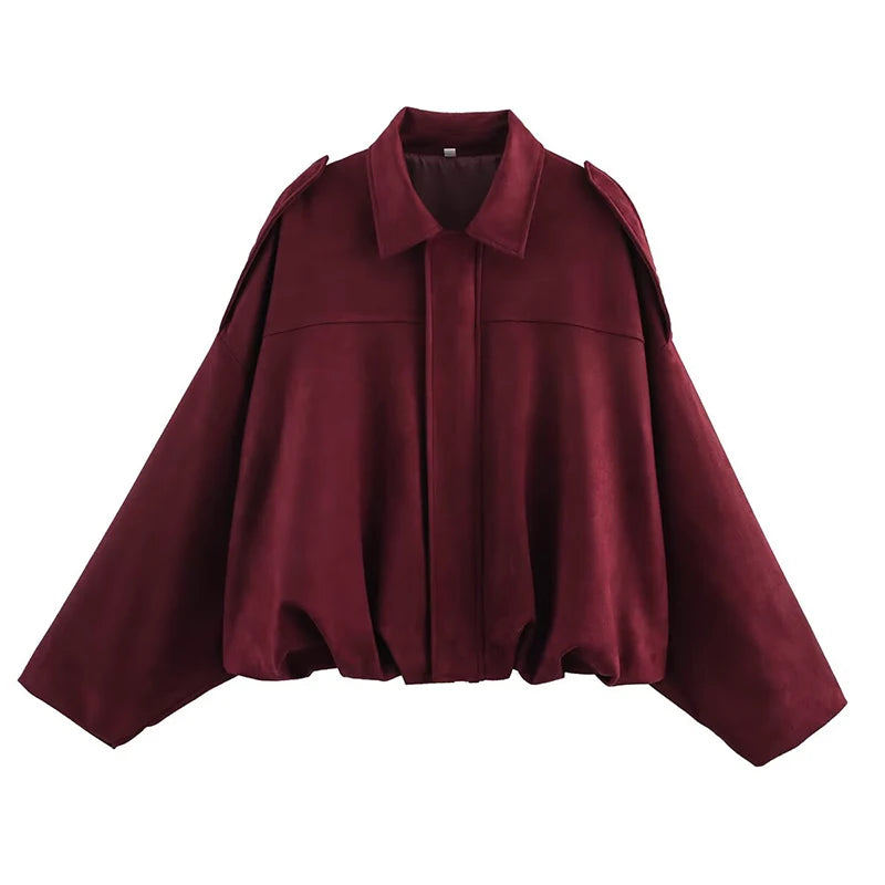 Lunara Winter™ Cropped Cape Sleeve Jacket