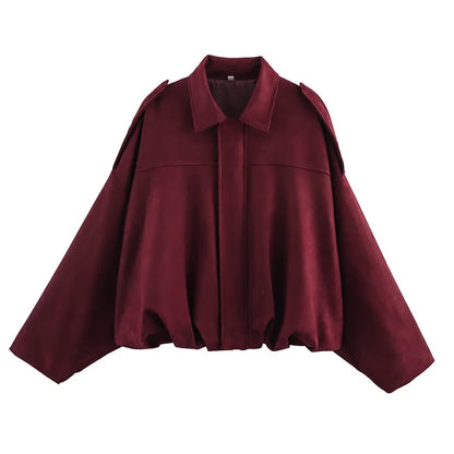 Lunara Winter™ Cropped Cape Sleeve Jacket