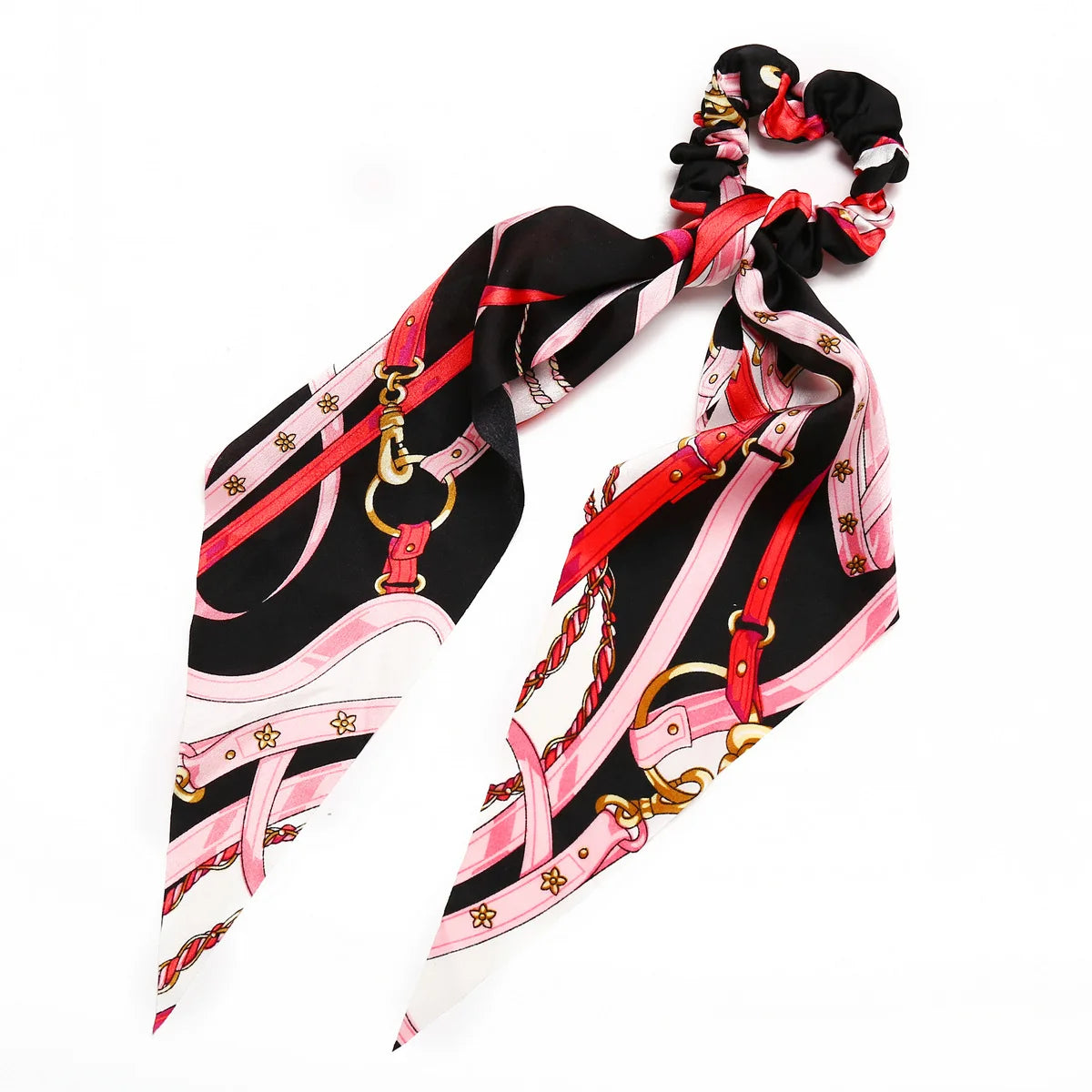 SatinÉclat™ Bow Satin Long Scrunchies