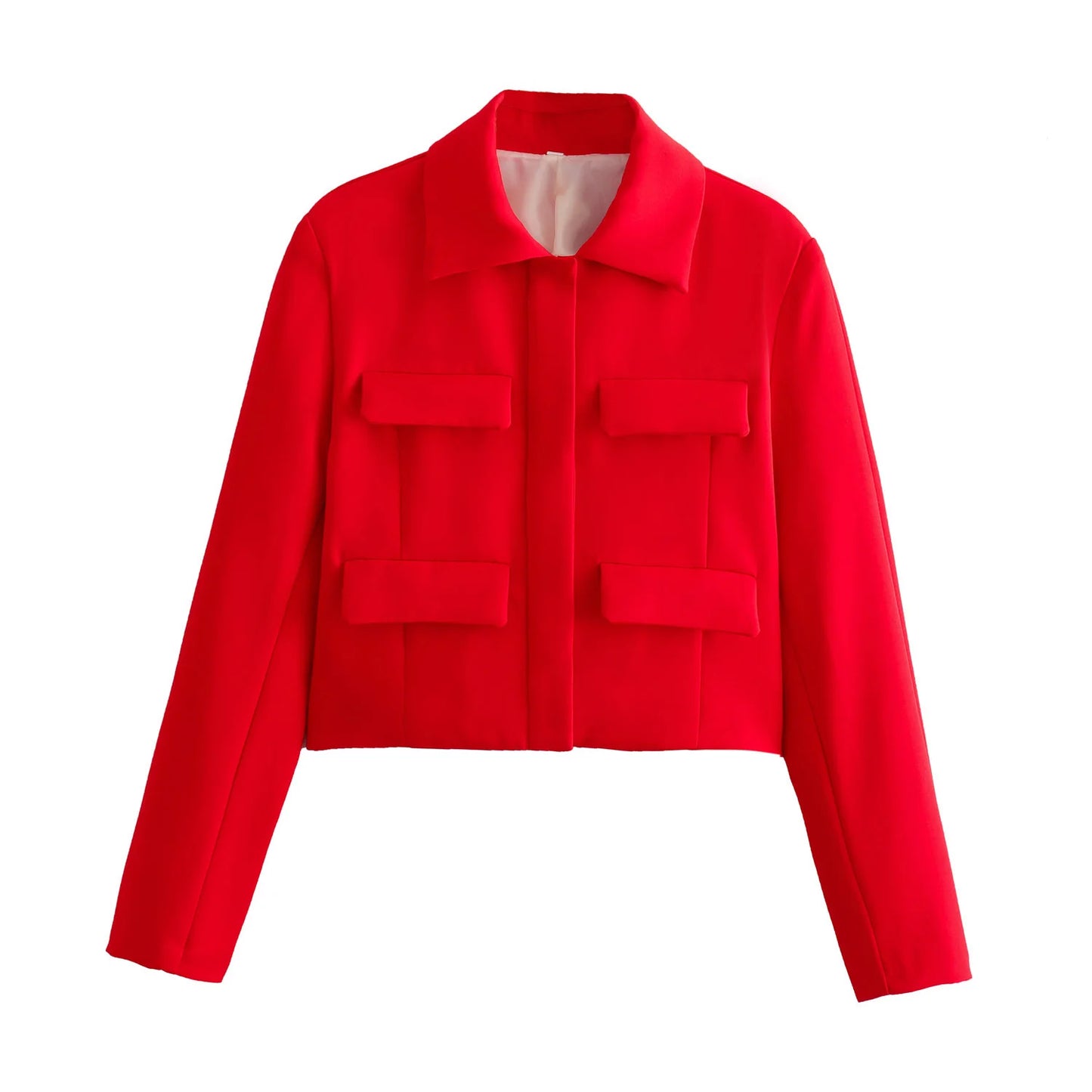 Lunara Winter™ Cropped Utility Pocket Jackets