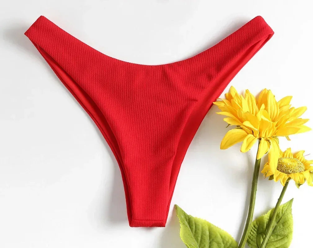 SeaLure™ Velvet Knot Bandeau Bikini Set