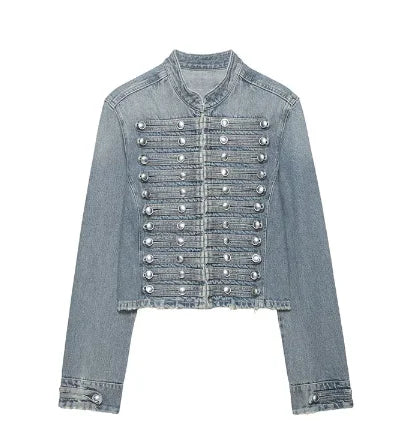 Lunara Winter™ Damenmode-Jeansjacke