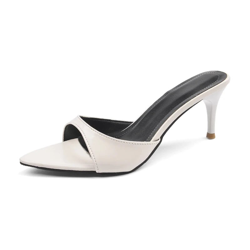 Solenne Shoes™ Scarpe con tacco a punta aperta