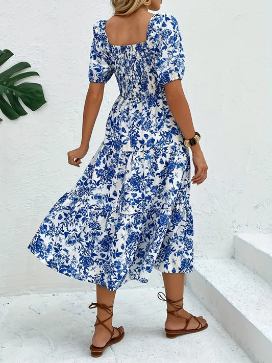 Amoura Dresses™ Long Floral Print Dress