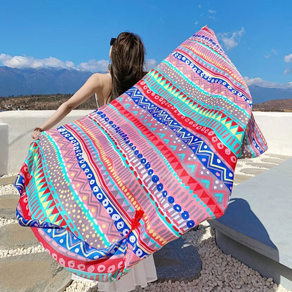SeaLure™ Aura Artisanal Silk-Blend Shawl