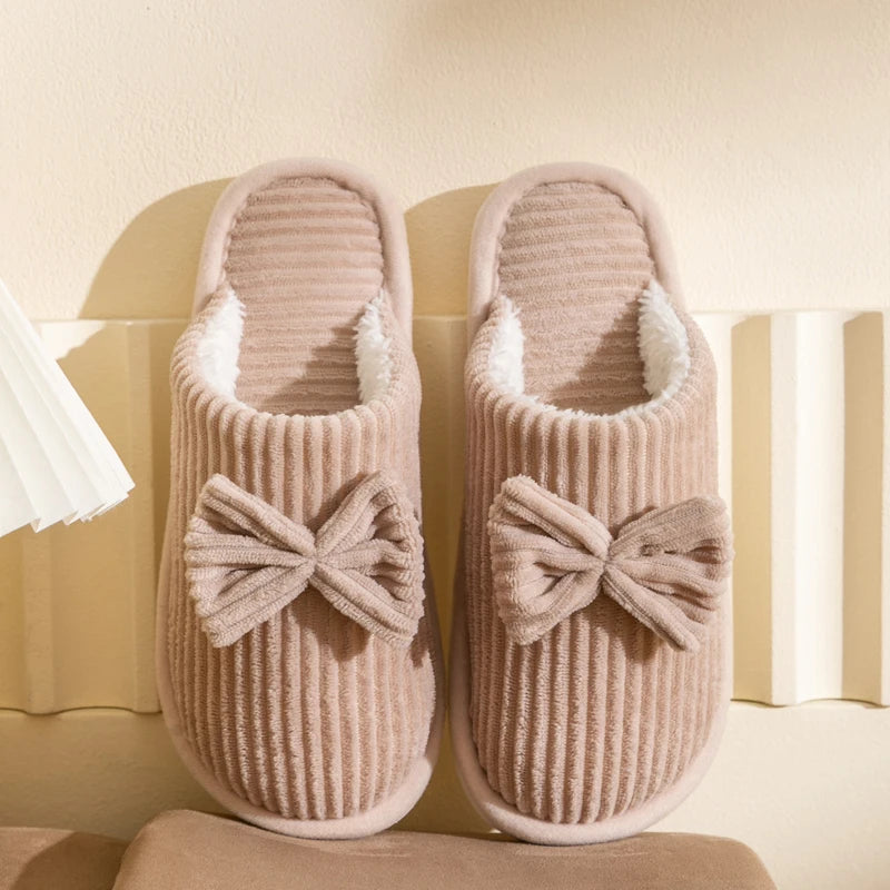 Lunara Winter™ Women’s Winter Bow Slippers