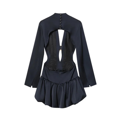 Amoura Dresses™ Deep V-Neck Party Dress