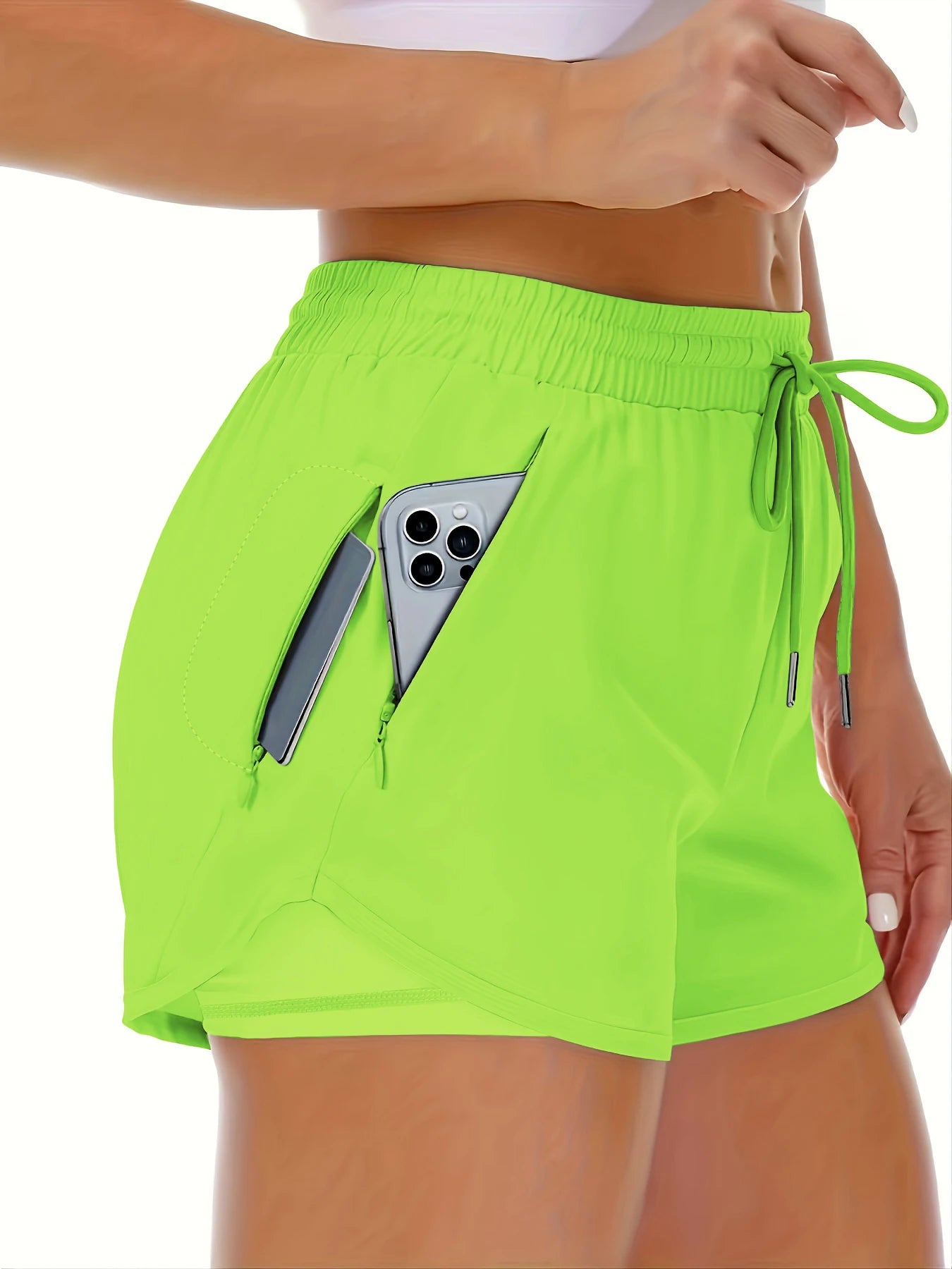 VibeFit™ Elegant Workout Shorts