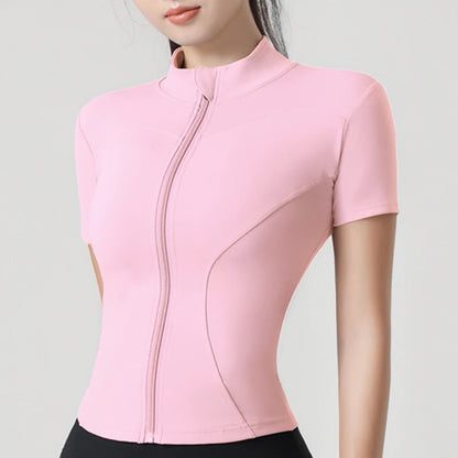 Top de alto rendimiento con cremallera Contour VibeFit™