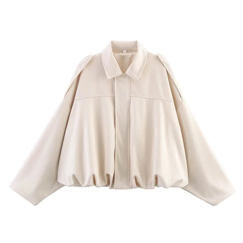 Lunara Winter™ Cropped Cape Sleeve Jacket
