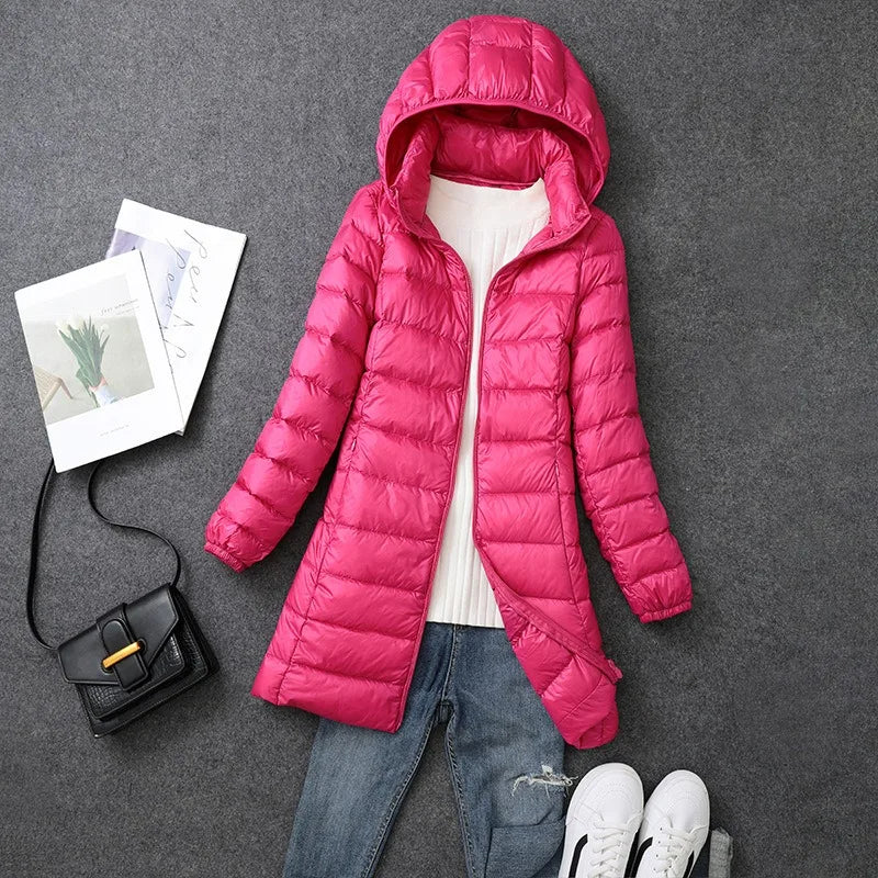 Doudoune longue à capuche Lunara Winter™