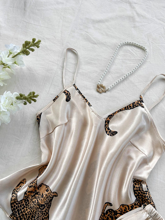 SatinÉclat™ Long Pants Pajama Set
