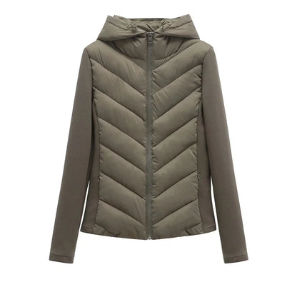 Piumino corto con cappuccio Chevron Lunara Winter™