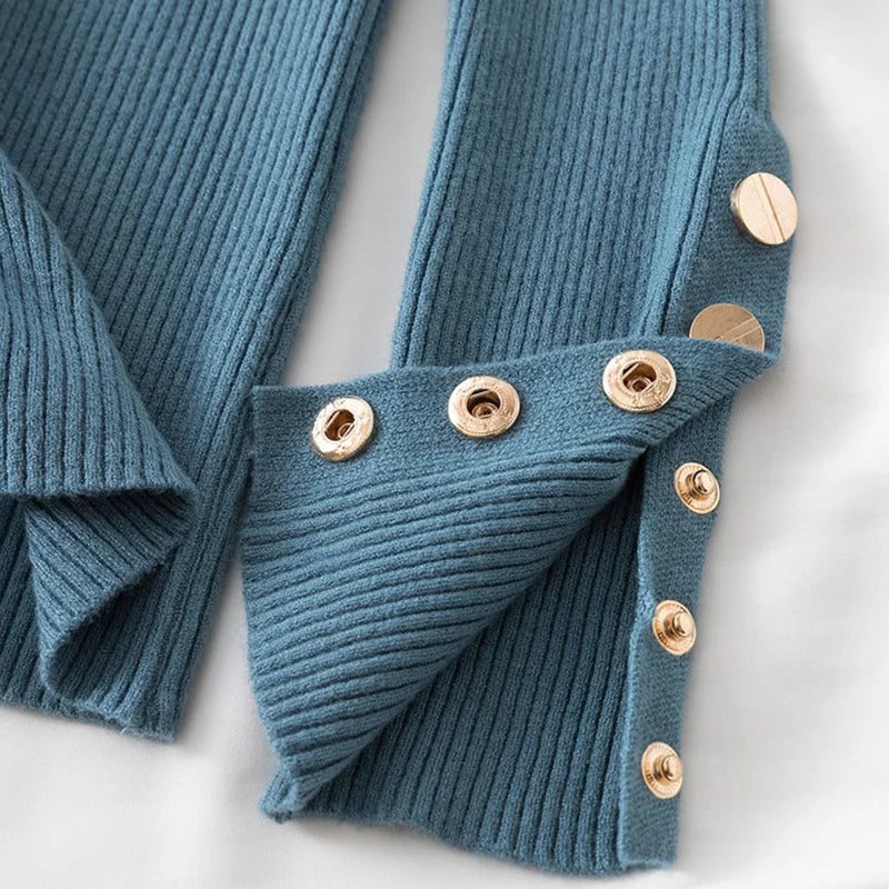 Pull à col roulé Lunara Winter™ avec détails de boutons