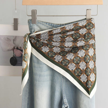 SatinÉclat™ Triangular Satin Scarf Belt