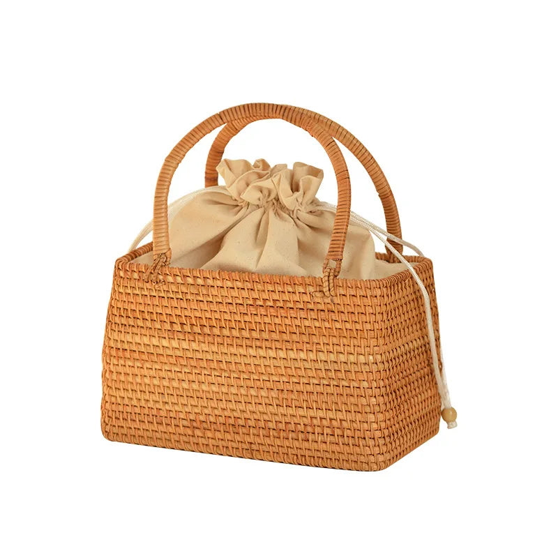 SeaLure™ Riviera Luxe gewebte Handtasche