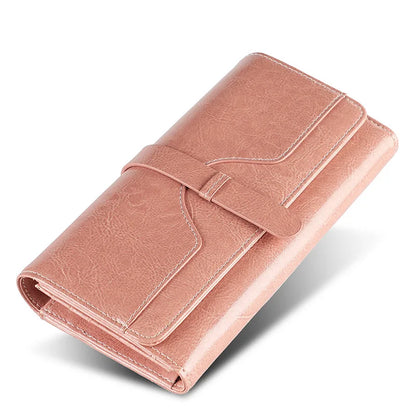 ÉlanBag™ Leather Long Clutch Bag
