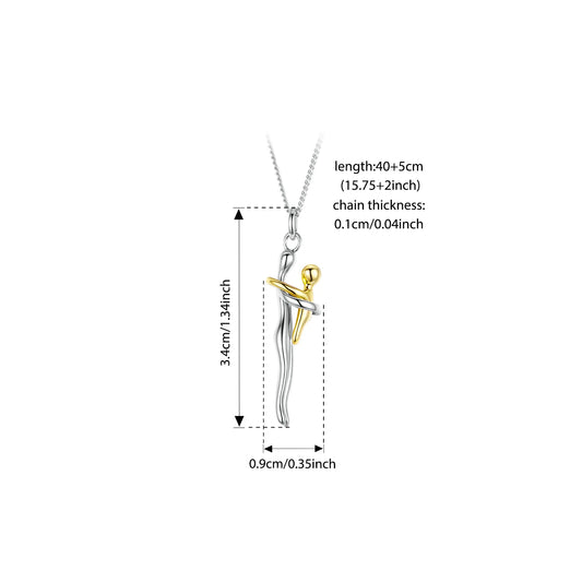 Elara Jewelry™ Eterna Mother & Child Necklace