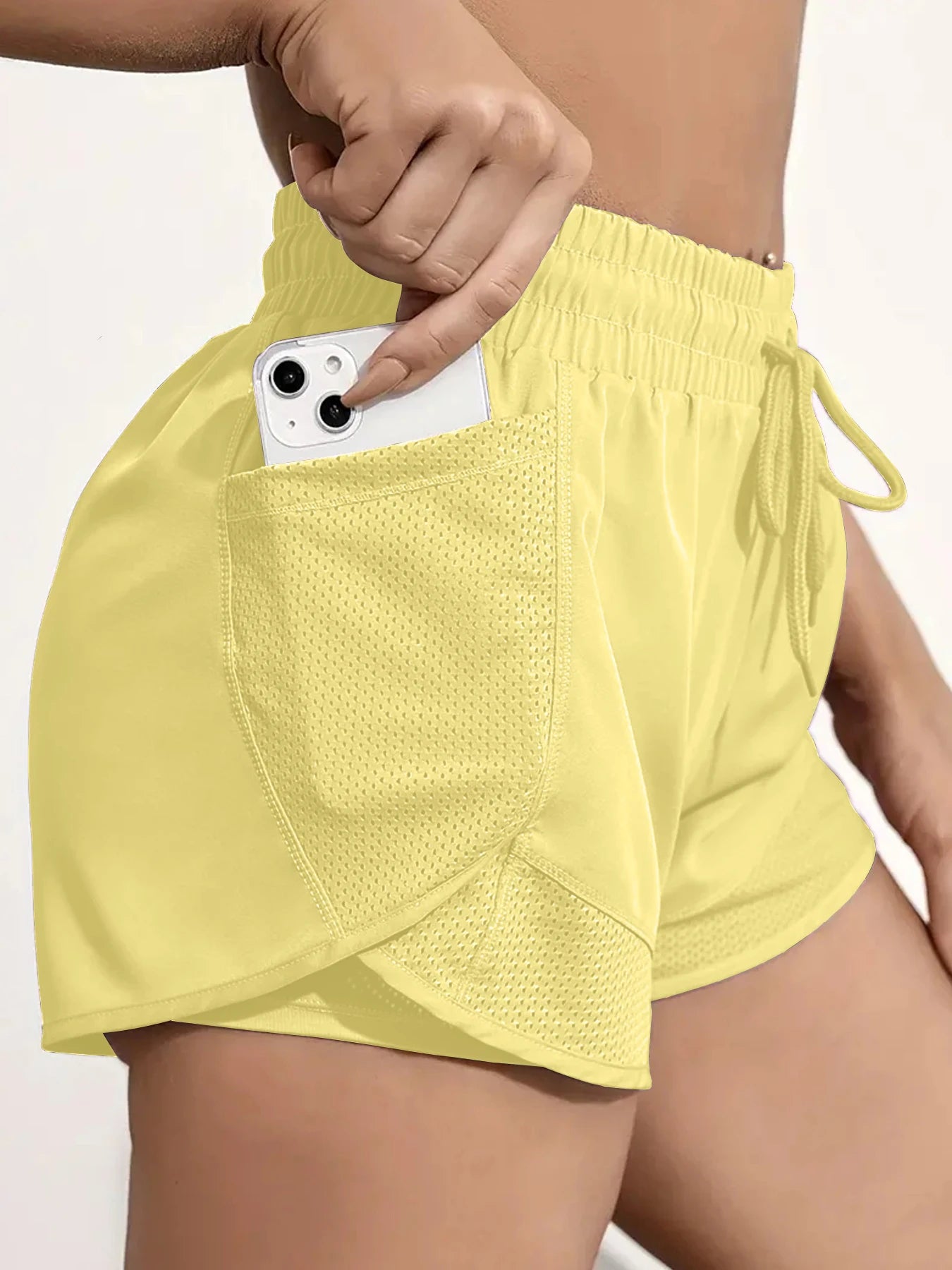 VibeFit™ Women Layered Shorts