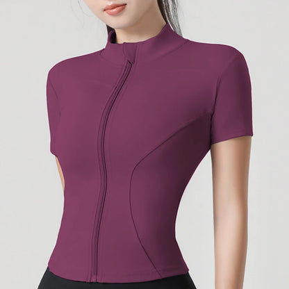 Top de alto rendimiento con cremallera Contour VibeFit™