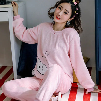 Lunara Winter™ 2-Piece Warm Sleepwear Set