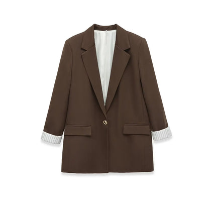 Lunara Winter™ Women Loose Roll-Up Blazer