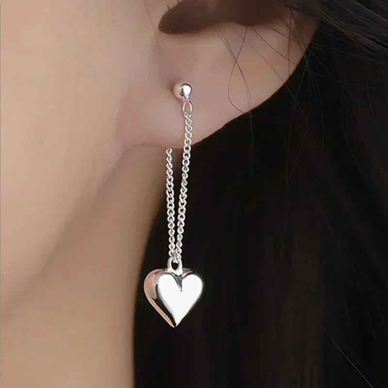 Elara Jewelry™ Amora Heart Drop Earrings