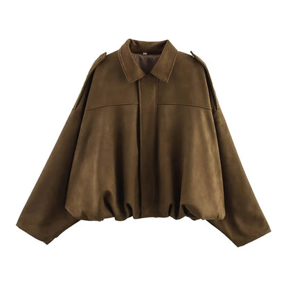 Lunara Winter™ Cropped Cape Sleeve Jacket