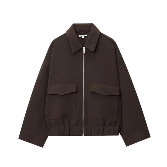 Lunara Winter™ Zipper Full Sleeve Pocket Coat