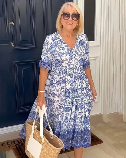 Amoura Dresses™ Floral Print Maxi Dress