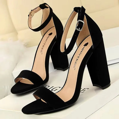 Solenne Shoes™ Sandali da donna con tacco spesso
