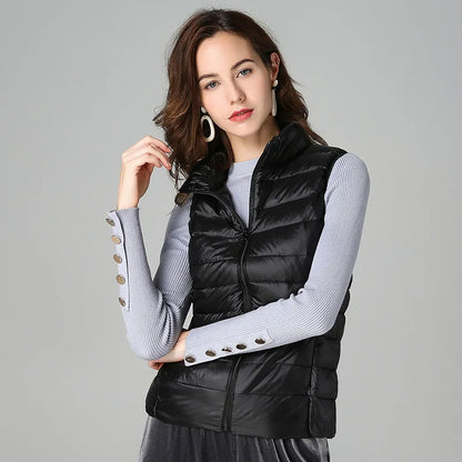 Lunara Winter™ Steppweste mit Stehkragen