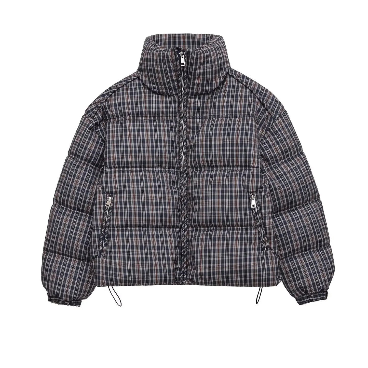 Lunara Winter™ karierte Pufferjacke