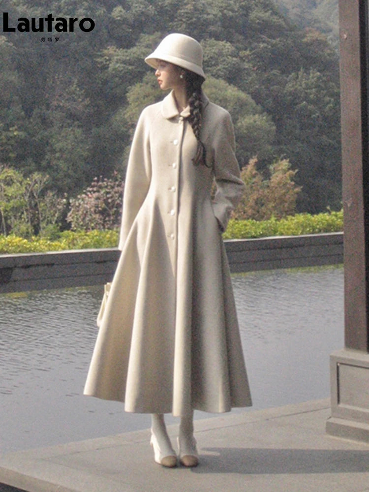 Lunara Winter™ Classic Peter Pan Collar Wool Coat