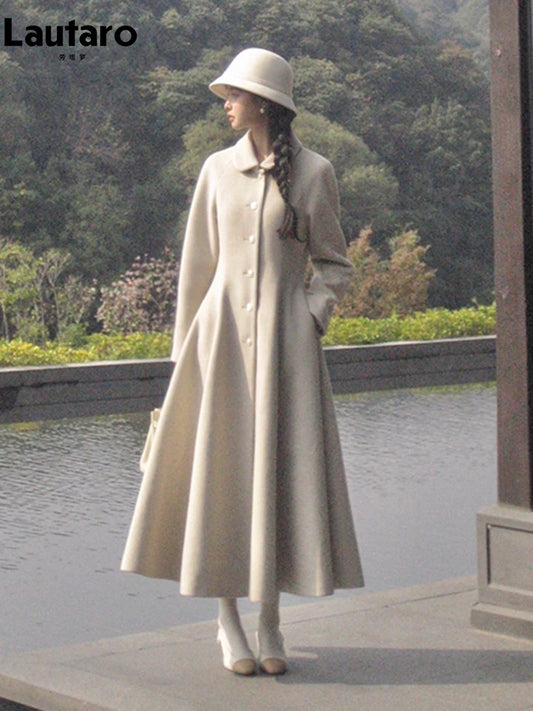 Lunara Winter™ Classic Peter Pan Collar Wool Coat