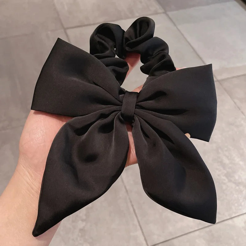 Satin Éclat™ Bow Elastic Hair Bands