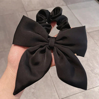 Satin Éclat™ Bow Elastic Hair Bands