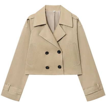 Lunara Winter™ Women’s Cropped Trench Coat